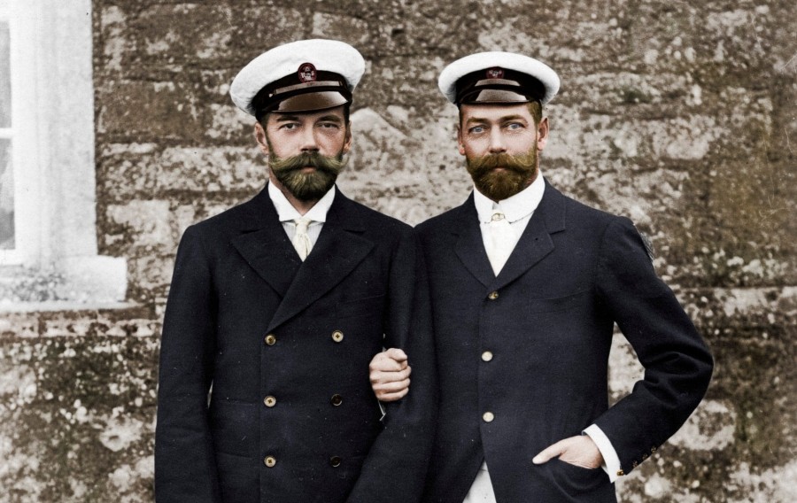Tsar Nicholas II and his cousin King George V