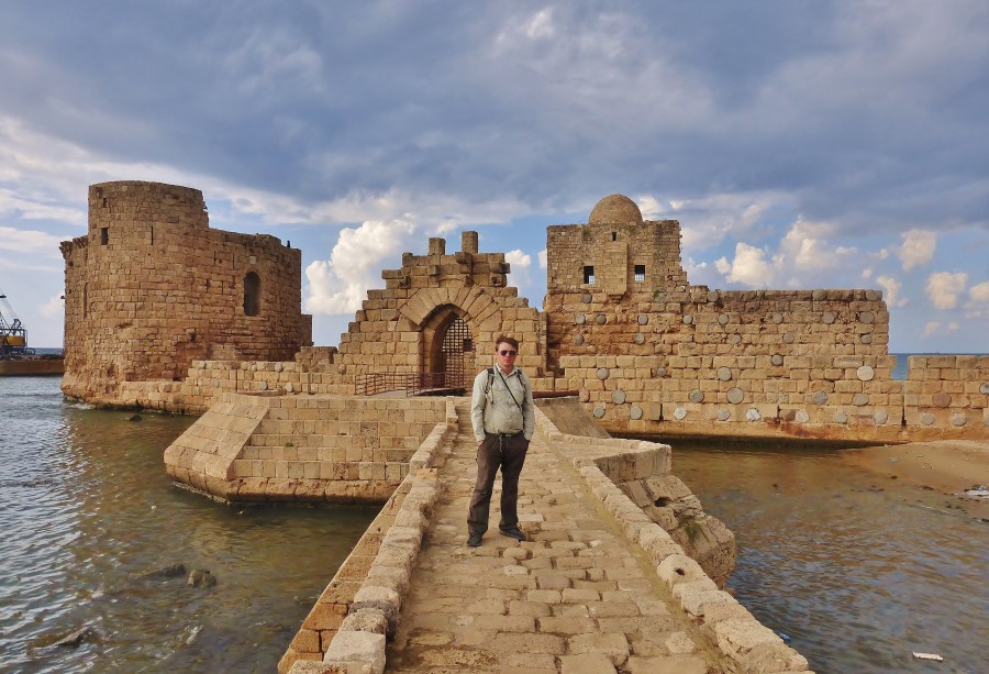 Sidon - the Crusaders' castle. Lebanon.