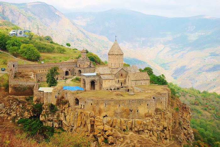 Armenia - the fortified church of Tatev.
