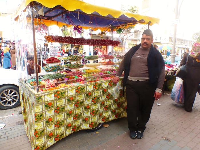 Hebron - Palestinian candy seller.