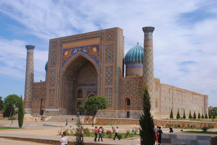 Uzbekistan - Samarkand. Registan - the pearl of the ancient Silk Road.