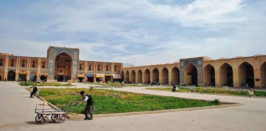 Meydan-e Gandj-e Ali Khan Square, Kerman, Iran.