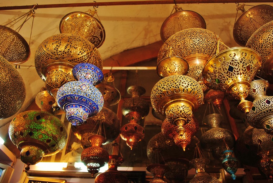 Iranian lamps in Tehran.