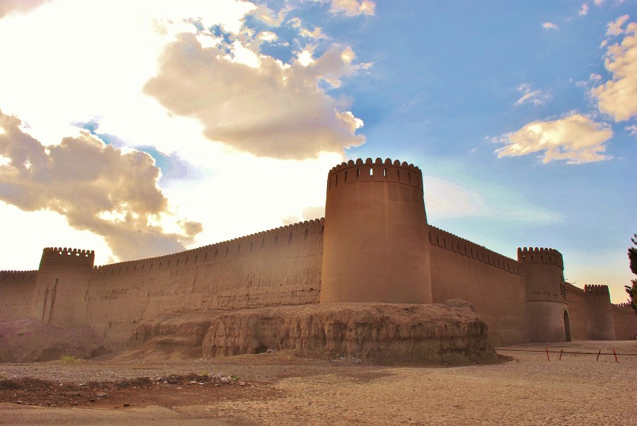 Arg-e Rayen Citadel. Iran.