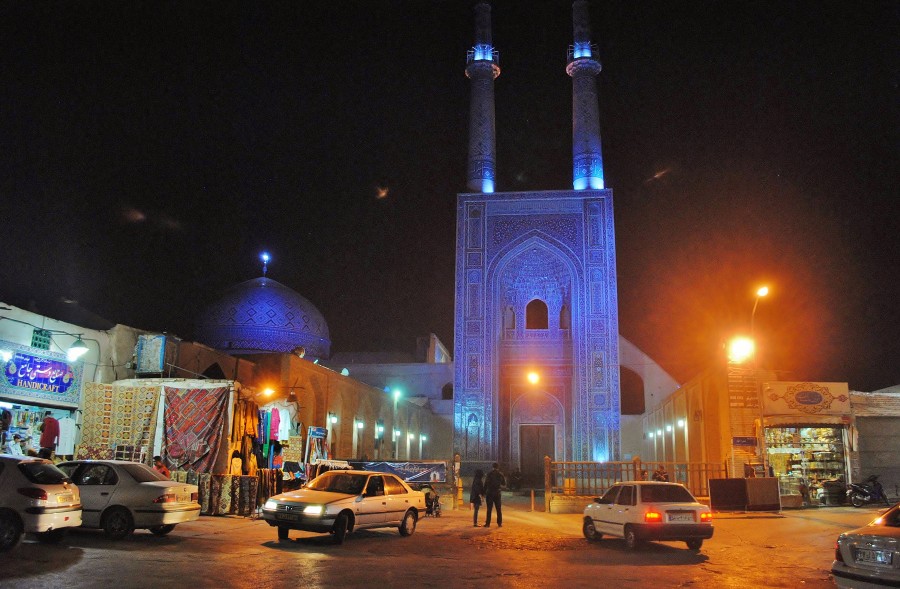 Khomeini Mosque in Yazd. Iran.