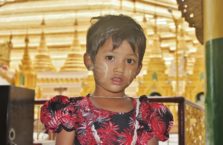Birma - dziewczynka.