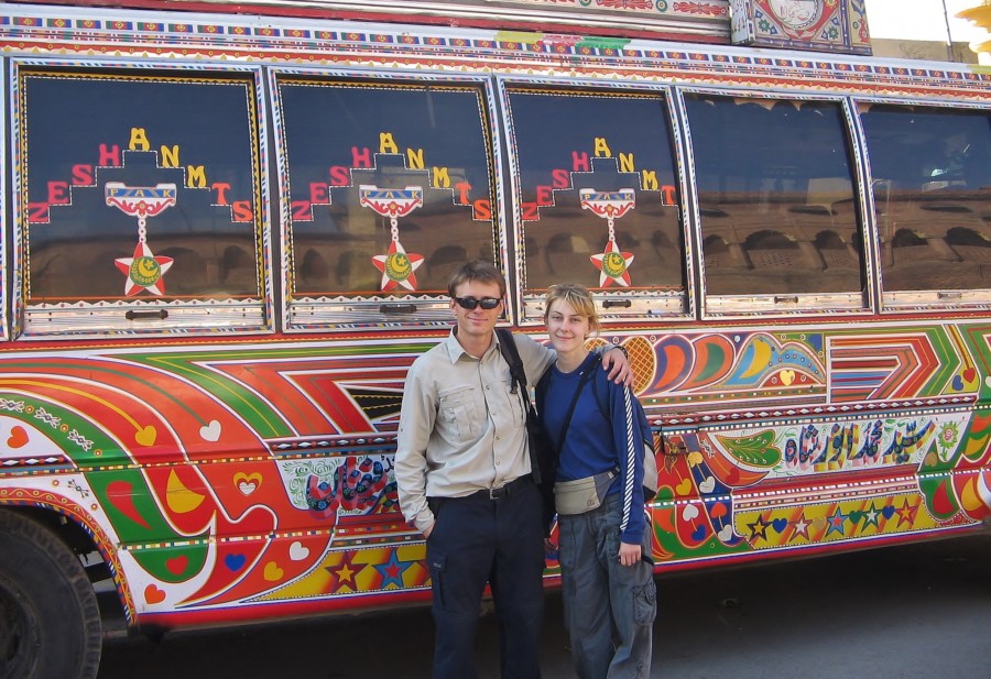Painted buses and trucks are the tradition and pride of Pakistan.