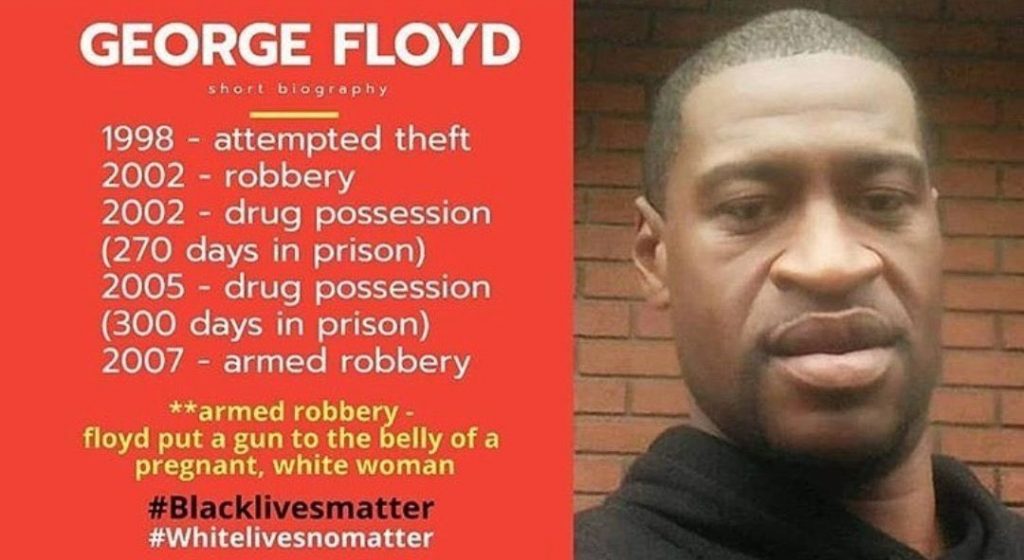 George Floyd criminal carrer