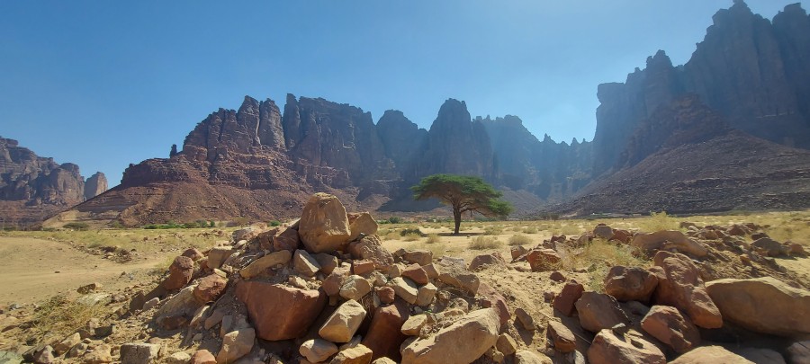 Saudi Arabia landscape.