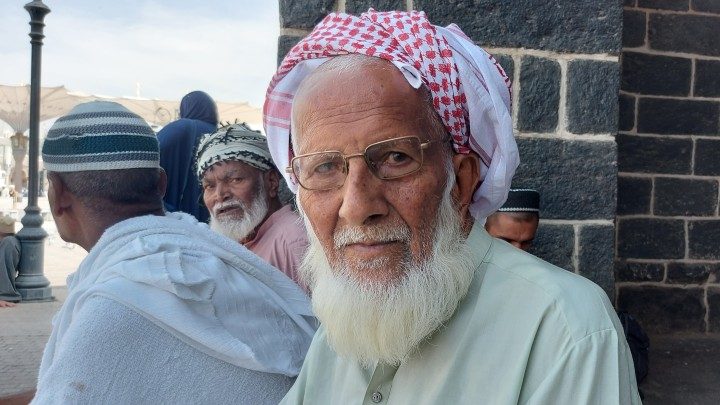 Old Saudi man. Medina, Saudi Arabia.