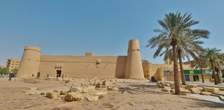 Masmak Fortress in Riyadh, Saudi Arabia.
